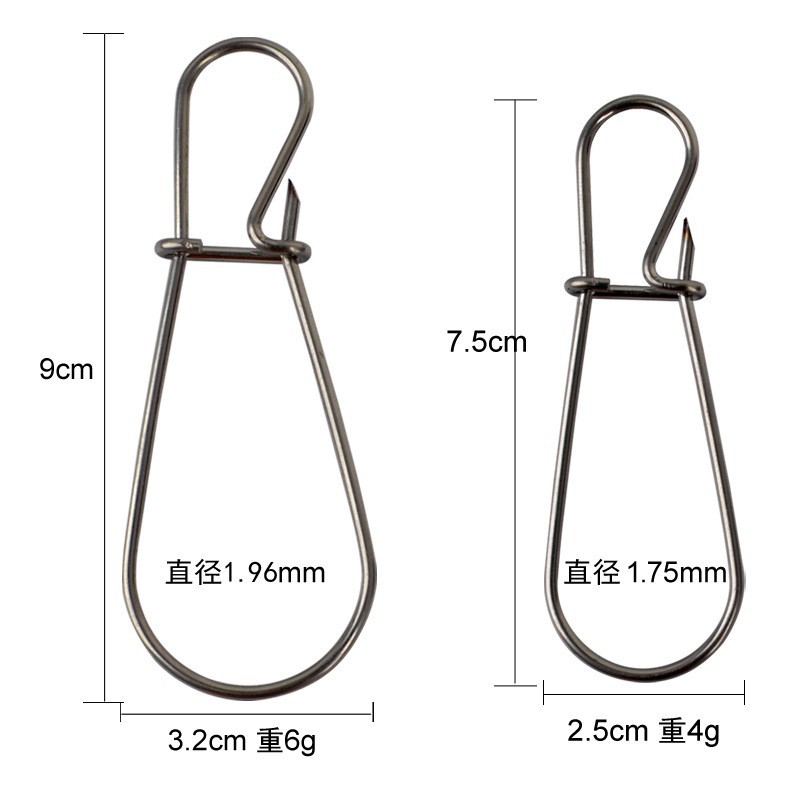 Luya Fish Buckle Live Fish Buckle Single Buckle Mountaineering Buckle Super Light Fish Buckle Luya Live Fish Buckle Stainless Steel Fish Buckle Fish Lock