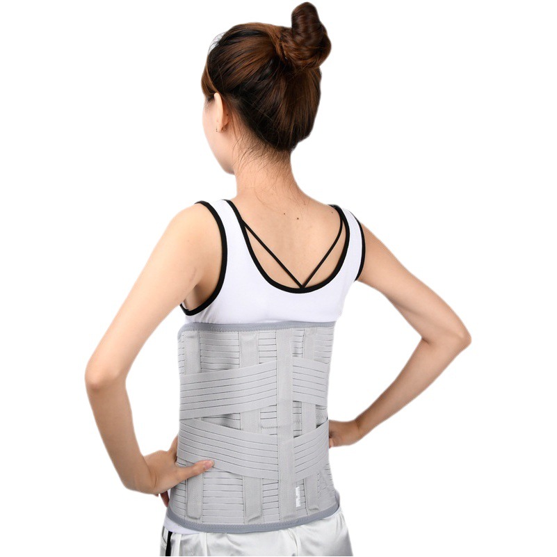 Picture of Heighten and widen protective belt lumbar fixation unisex waist circumference steel plate reinforced lumbar spondylosis lumbar spine