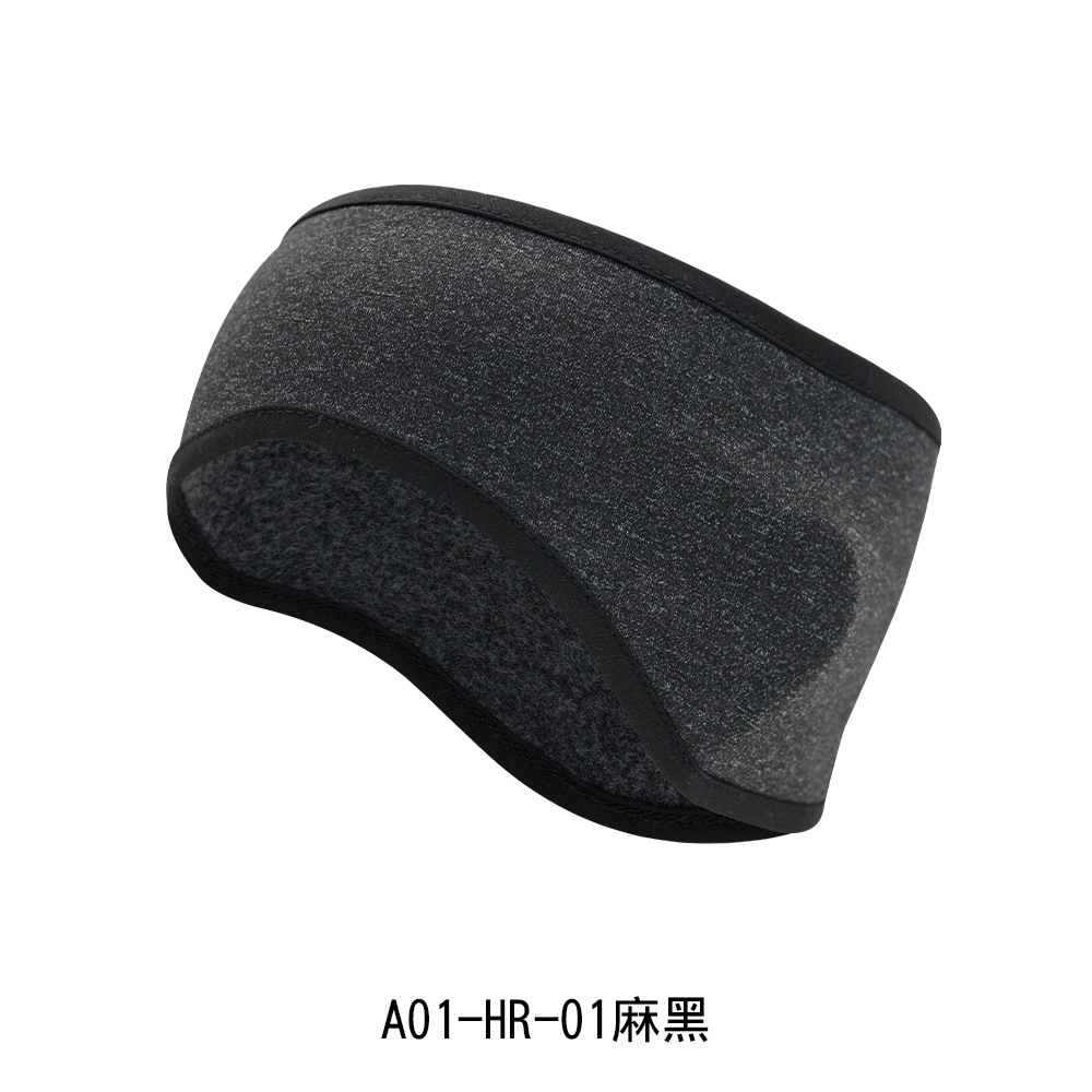 Picture of Amazon autumn and winter fleece outdoor ear protection hair band Sports running riding warm cold-proof headgear forehead protection headband