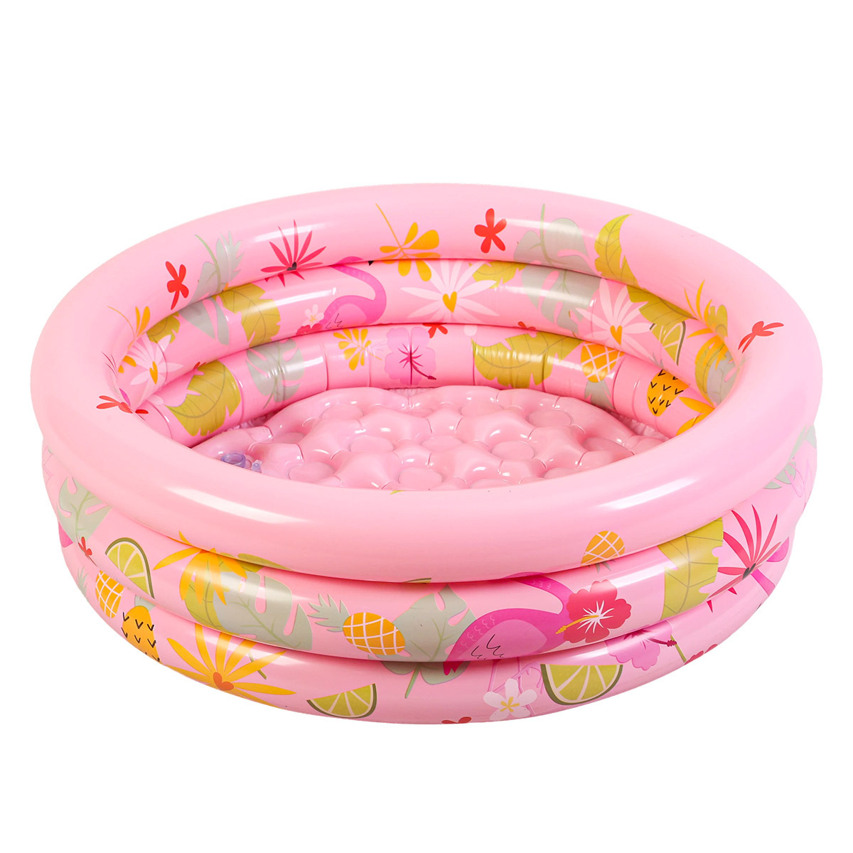 Picture of Haiyun three-ring pool children's inflatable swimming pool round bubble bottom paddling pool baby fishing play sand wave ball