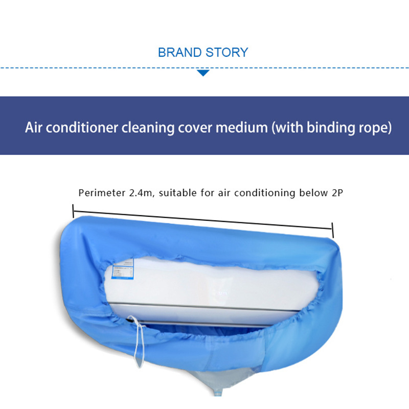 Picture of Cleaning the air conditioning cover and connecting the water bag General-purpose special hanging type internal machine suit Cleaning and washing the air conditioning tool complete set of artifact