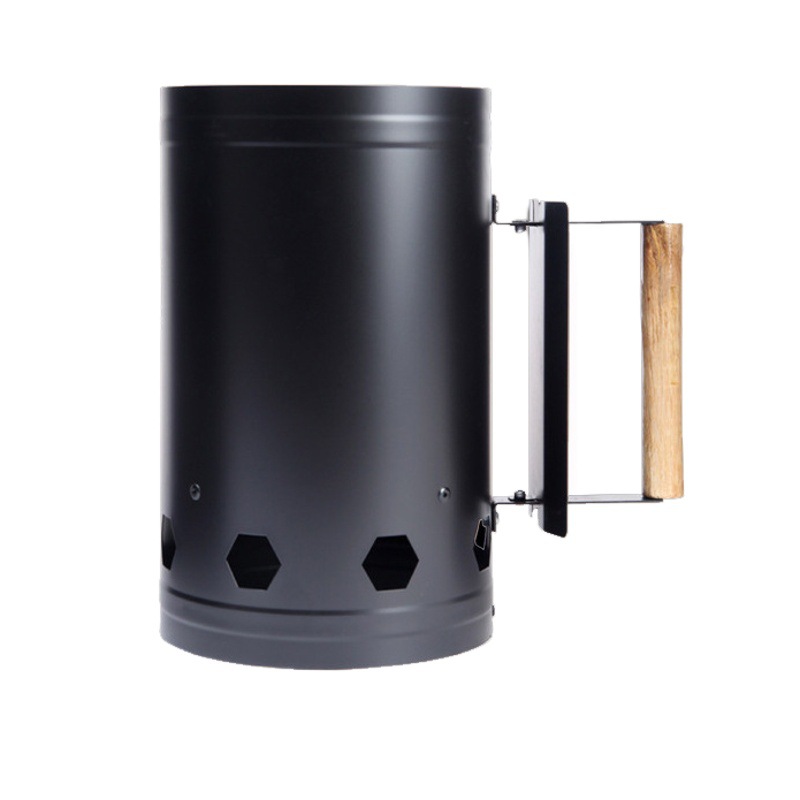 Picture of Ignition barrel charcoal ignition barrel charcoal ignition barrel barbecue stove stainless steel igniter outdoor barbecue stove ignition tube
