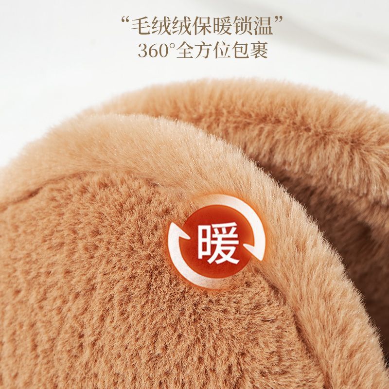 Picture of Ear cups in winter plush thick ear protection warm plush windproof ear protection winter warm ear bags for men and women ear covers