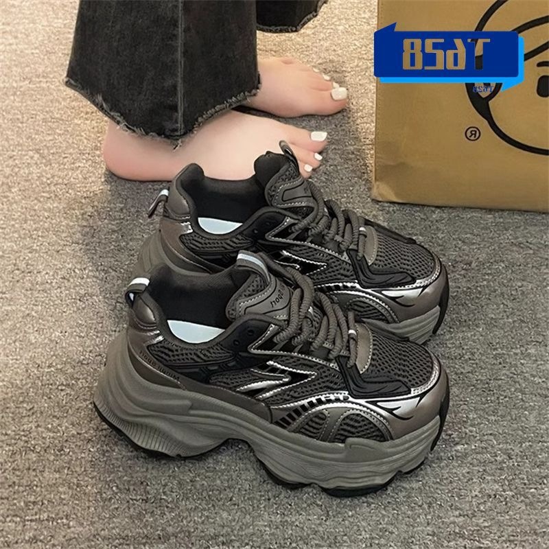 High-value All-match Torre Shoes Women's Ins Trendy 2024 Early Autumn New Cyber Celebrity Heightened Lightweight Sports Torre Shoes for Women