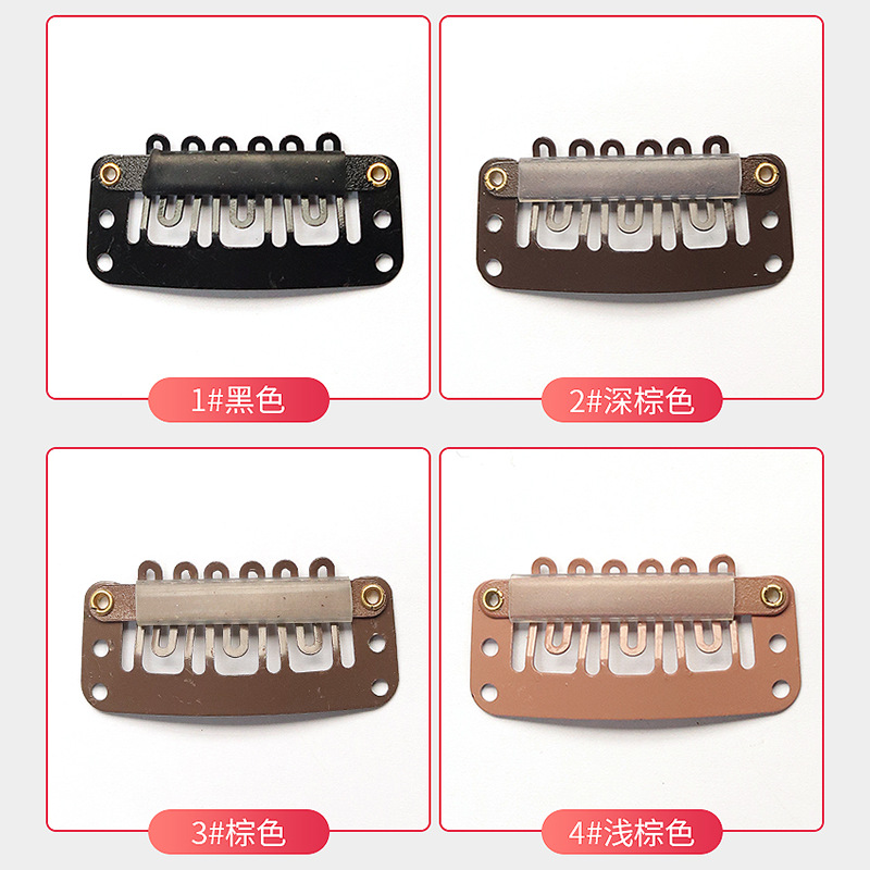 Picture of Children's Wig Hair Extension Hairpin Bb Clip Pet Metal Paint DIY Head Accessories Hair Extension Clip Beret Clip