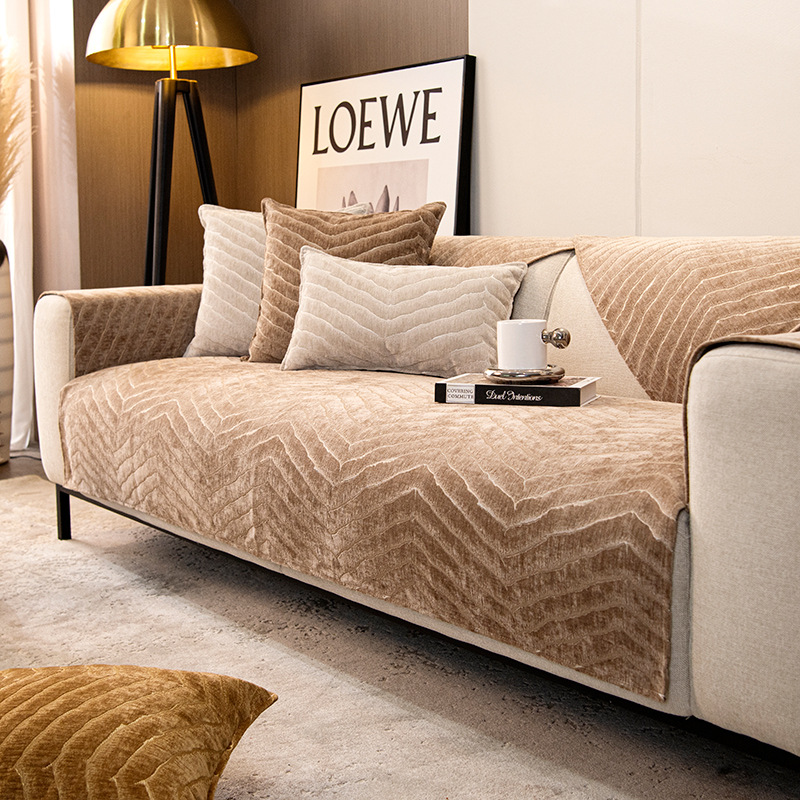 Picture of Chenille Sofa Cushion, Universal for All Seasons, Non-Slip Seat Cushion, Thickened Seat Pad, Sofa Cover, Export Cross-Border Home Decor