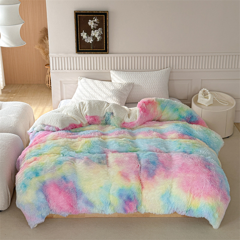 Picture of Cross-border blanket quilt Ziyun mink velvet quilt core winter quilt lambswool spring and autumn quilt thickened warm dormitory too Air conditioning quilt