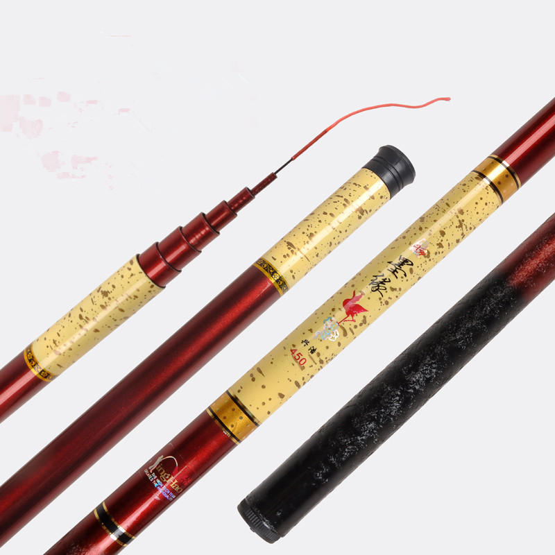 Picture of Spot adjustment glass fiber reinforced plastic fishing rod short section stream rod fishing gear manufacturers beginner fishing gear super hard fishing wholesale fishing rod