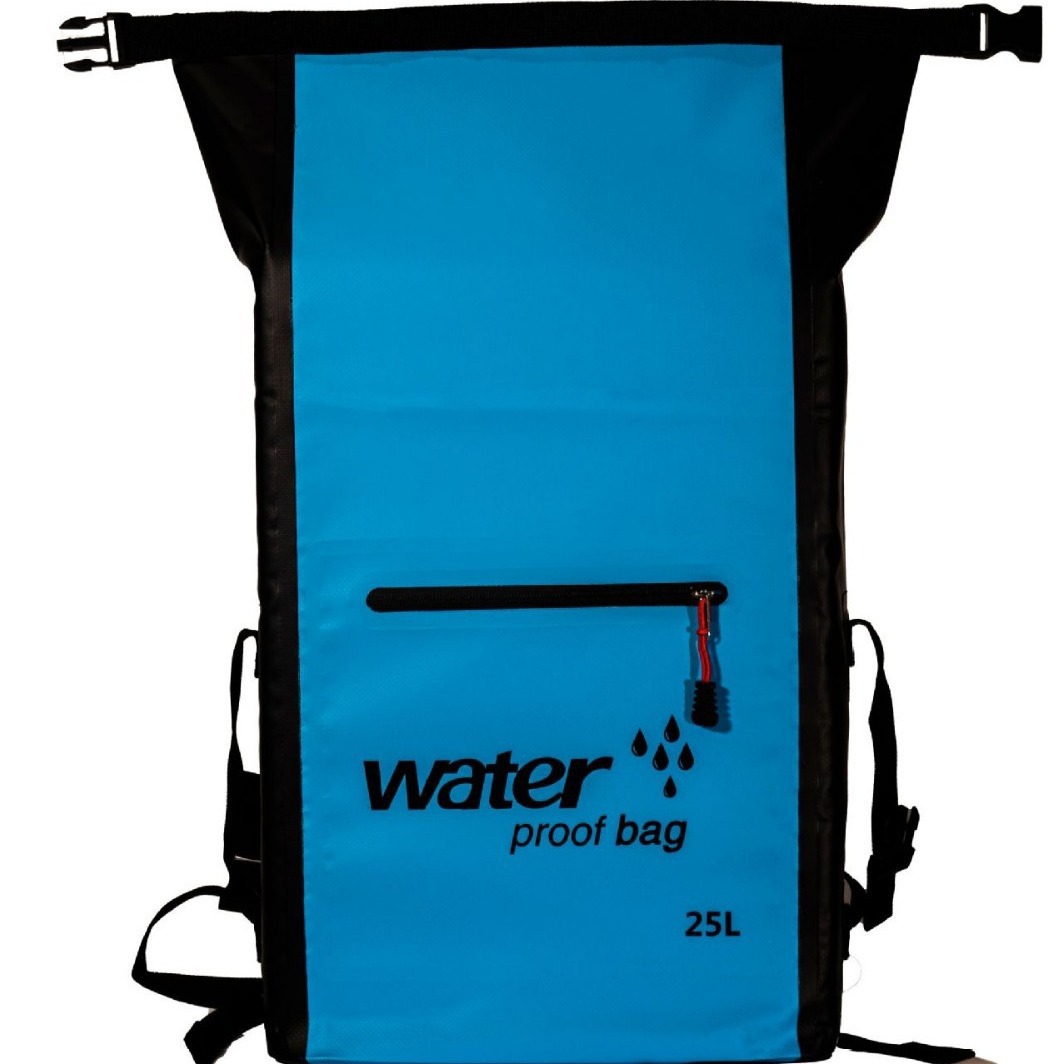 Picture of Outdoor Waterproof Bag Waterproof Bag Dry and Wet Separation Layer Barrel Bag Drift Tracing Bag 25L Storage Bag Secret Text Distribution