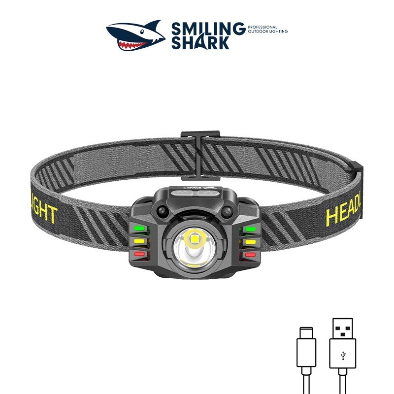 Outdoor Mini Induction Night Fishing Lighting Headlamp Abs