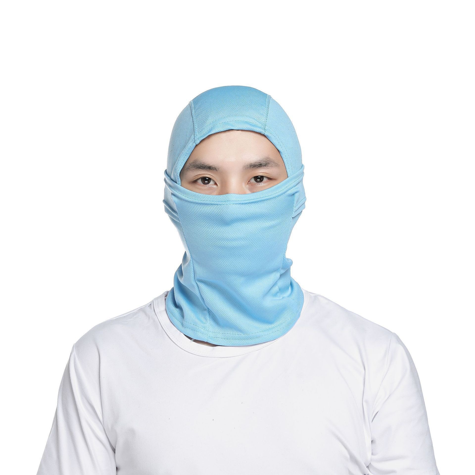 Picture of Cross-border for summer outdoor riding cover dust-proof sunscreen single hole breathable quick-drying scarf hood in stock wholesale