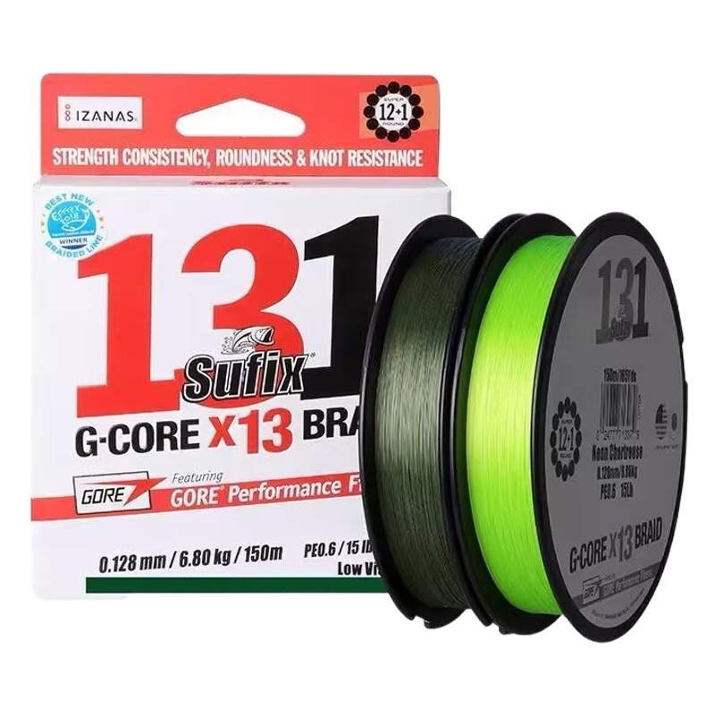 Sufix131 Sofia 150 m 300 m Braided Line Imported Hercules PE Line 13 Braided Line Asian Fishing Line Main Line