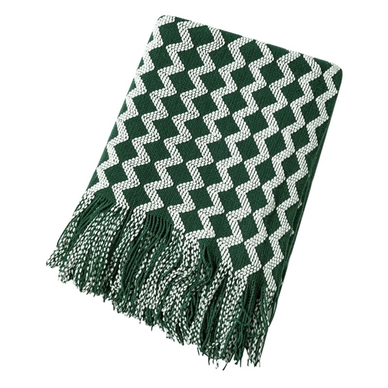 Knitted blanket sofa blanket blanket bed end towel blanket summer office air conditioning blanket nap blanket small blanket wholesale