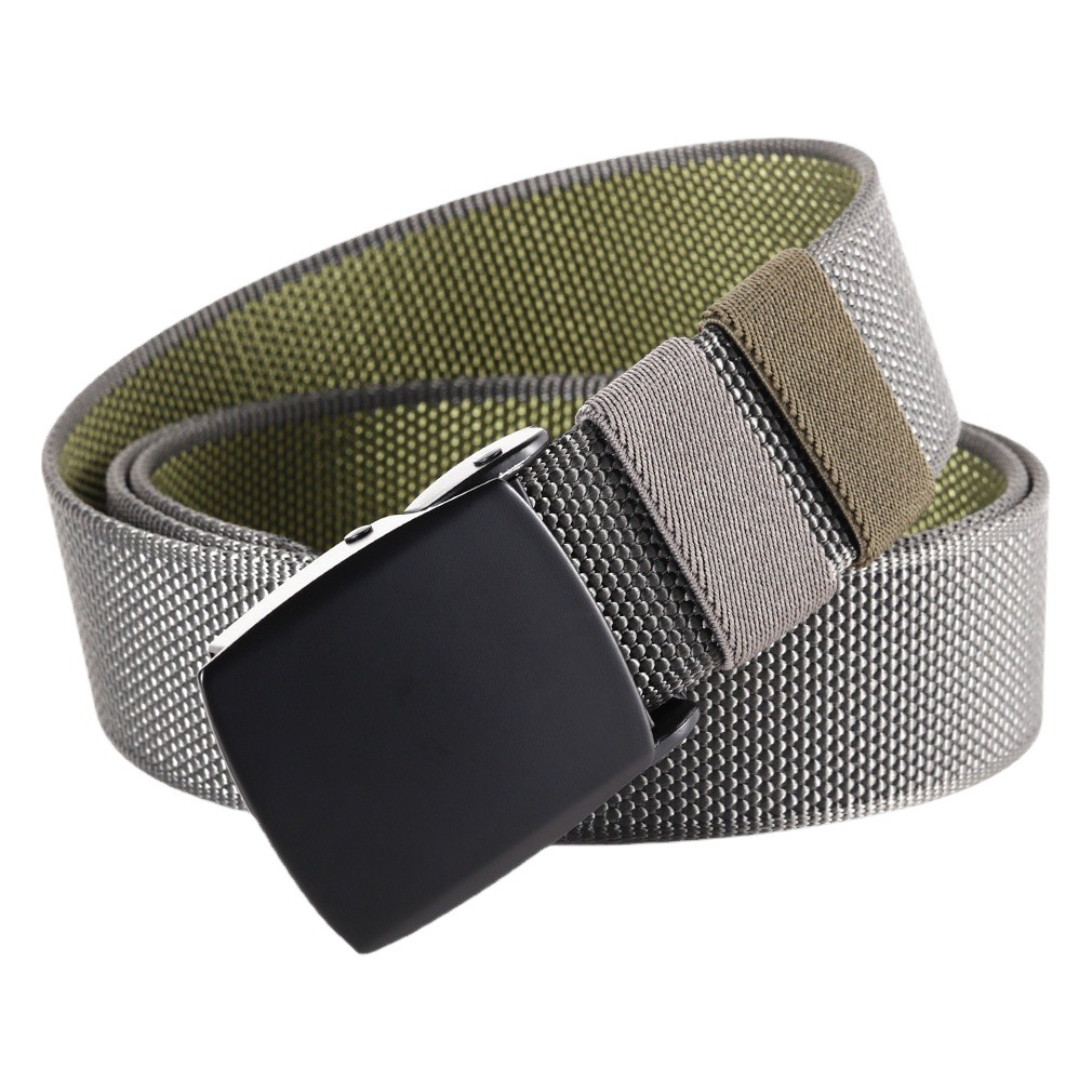 2022 new double-sided two-color nylon belt men and women neutral casual Joker belt youth trend belt wholesale