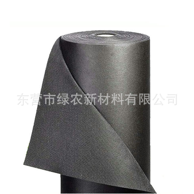 Picture of Manufacturer Supplies Agricultural Non-Woven Gardening Floor Cloth, Black Floor Cloth, Water-Permeable Breathable Orchard Weed-Proof Cloth