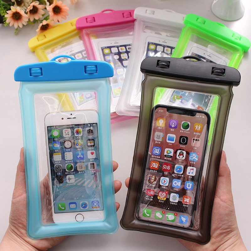 Airbag mobile phone waterproof bag diving protective cover swimming hot spring water park water equipment in stock wholesale