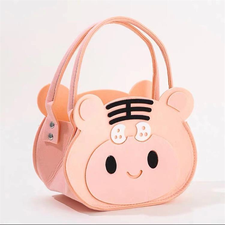 Cute Tiger Animal Cartoon Gift Bag Children's Doll Handbag Baby Full Moon Wine Return Felt Products