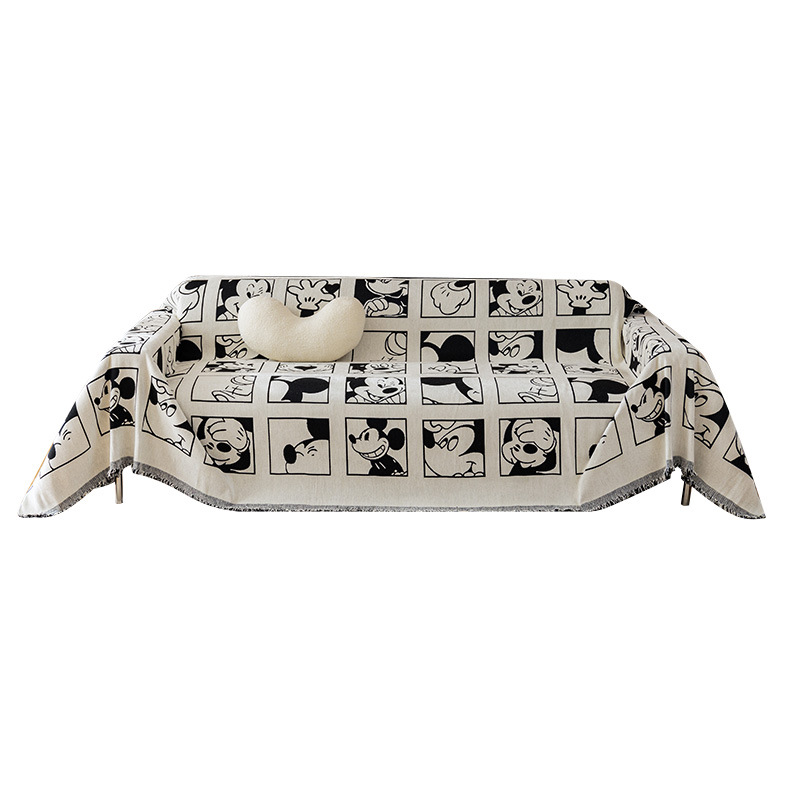 Picture of American Cartoon Sofa Towel Full Cover Chenille Sofa Cover Universal Cover Four-Season Universal High-End Sofa Cover