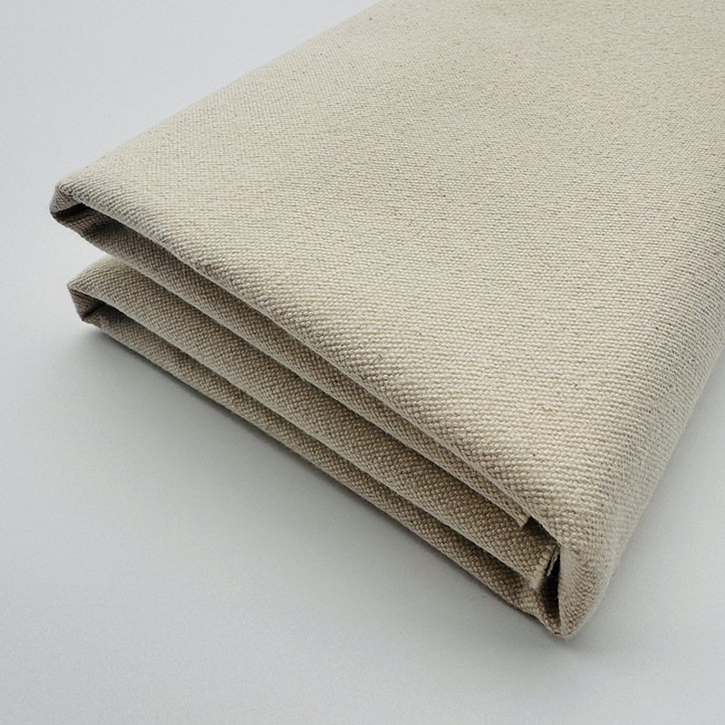 Picture of Wholesale Custom-Made Cotton Canvas 390g White Cloth Thickeneded Pure Cotton Cloth White Cloth Tent Clothing Cotton Canvas
