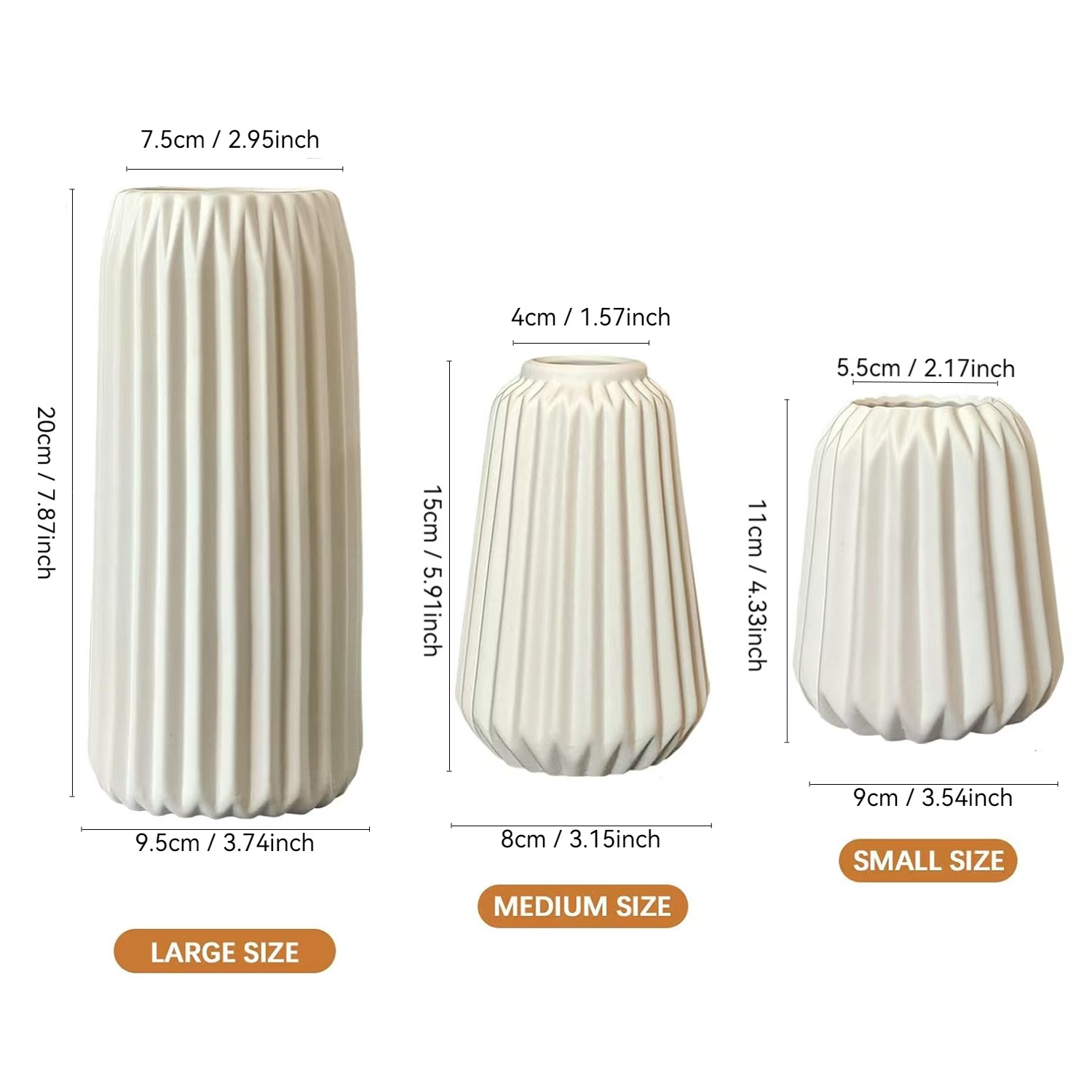 Picture of Ceramic Vase suit Simple Ceramic Vase Home Decorations Ornaments White Decoration Crafts suit Vase