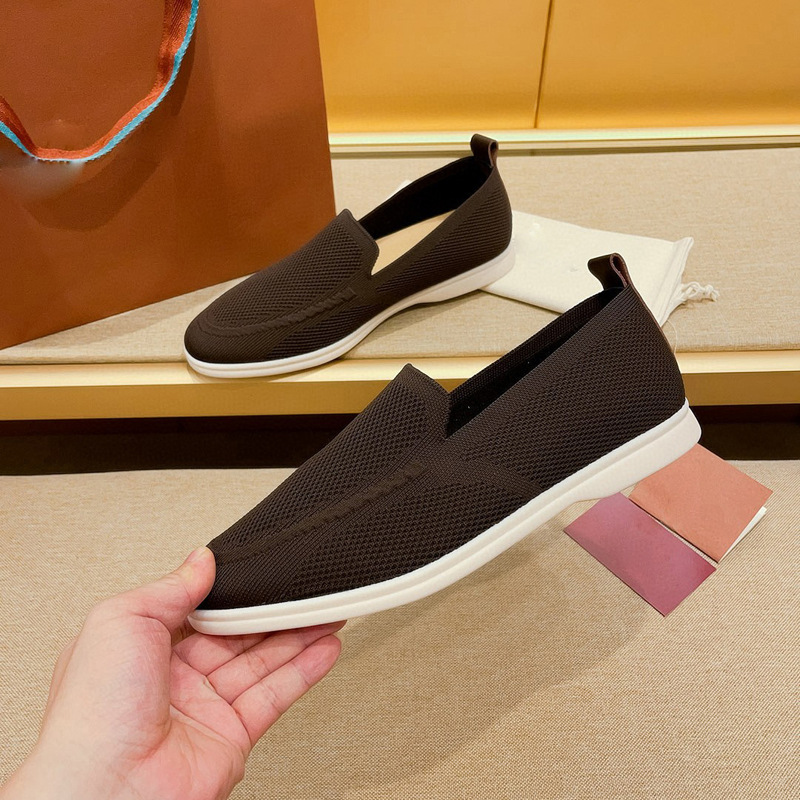 European Station Summer Top Loafers Genuine Leather Fashion Simple Casual LP Men's Shoes Lazy Shoes Slip-on Men's Trendy