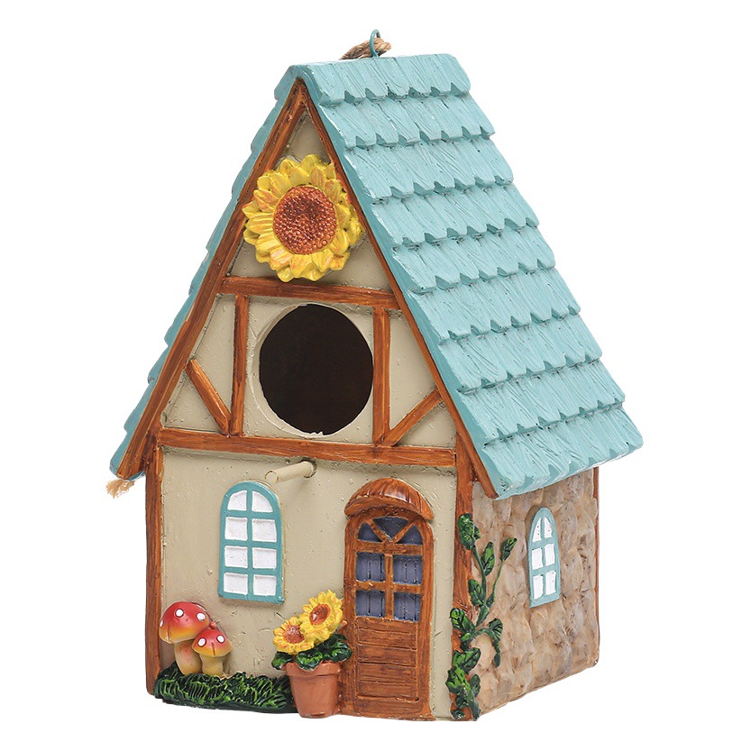 Courtyard Garden Decoration Ornaments North American Outdoor Bird House Small House Winter Warm Bird's Nest Breeding Hanging Nest Hanging