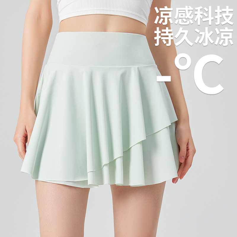 Picture of Cross-border Sports Golf Skirt Women's Quick-dry Sports Skirt High Waist Tennis Pleated Short Skirt Yoga Wear