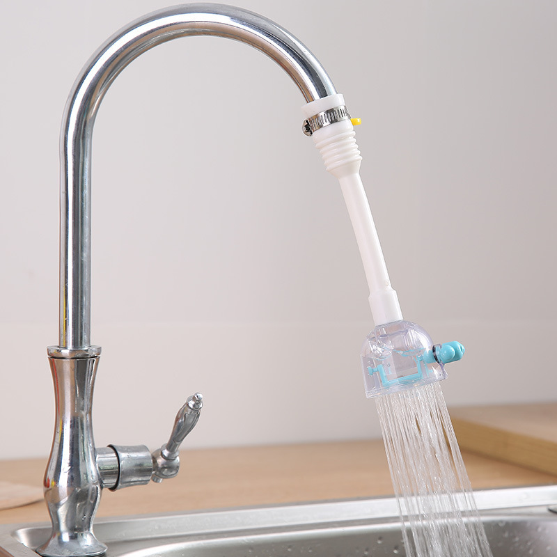 Picture of Faucet filter nozzle splash-proof Universal Tube extension extender hose universal adapter nozzle-Proof Kitchen