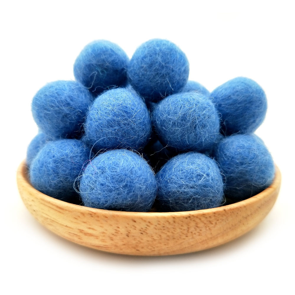 Picture of Cross-border in stock 2CM wool ball Christmas jewelry accessories Christmas diy colorful wool ball small wool ball pokes