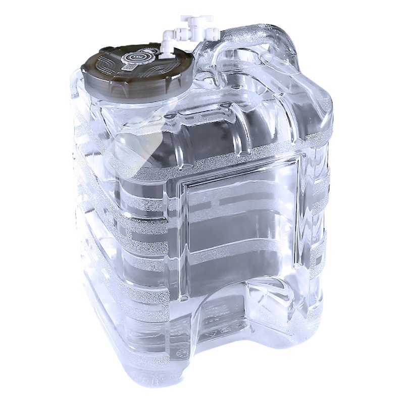 Transparent Pure Water Bucket Tea Bar Machine with Floating Ball Valve Kung Fu Tea Set Automatic Water Inlet Water Stop Water Storage Bucket Tea Table to Make Tea