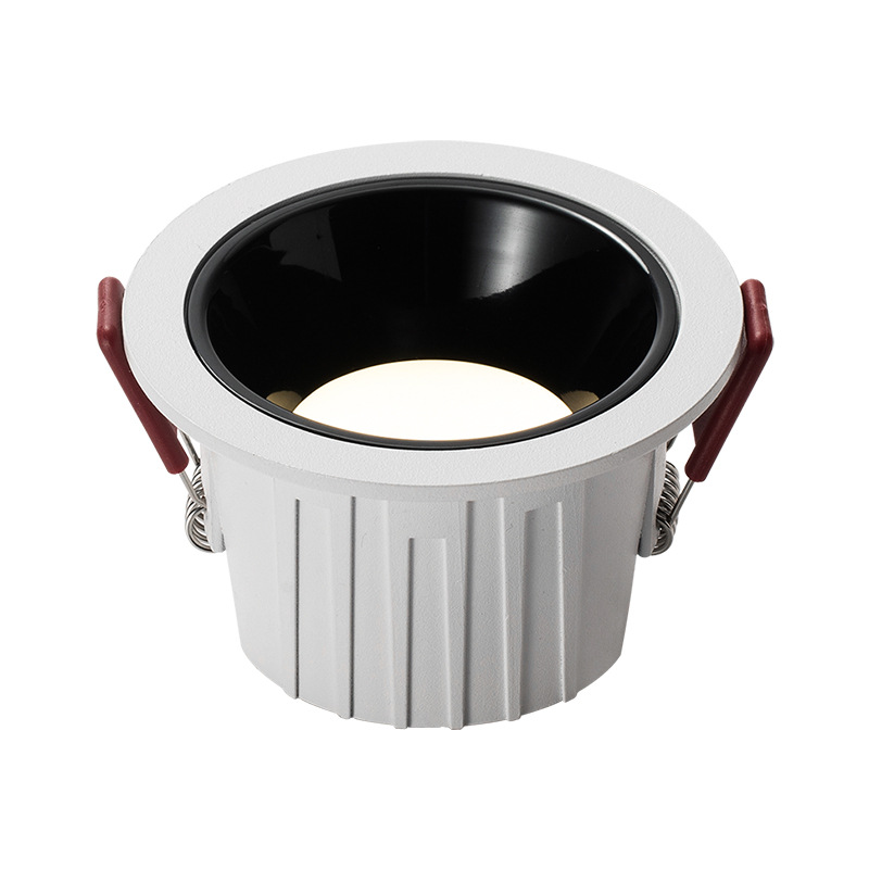 Picture of Downlight Embedded Deep Anti-glare Household Ultra-thin COB Downlight Three-color Variable Light Barrel Lamp Anti-Vertigo ceiling lamp