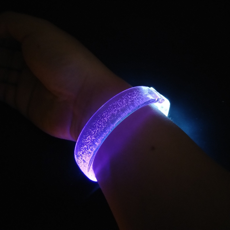 Picture of Concert Luminous Bracelet Acrylic Led Flash Bracelet Support Fluorescent Bracelet Event Cheering Props Logo