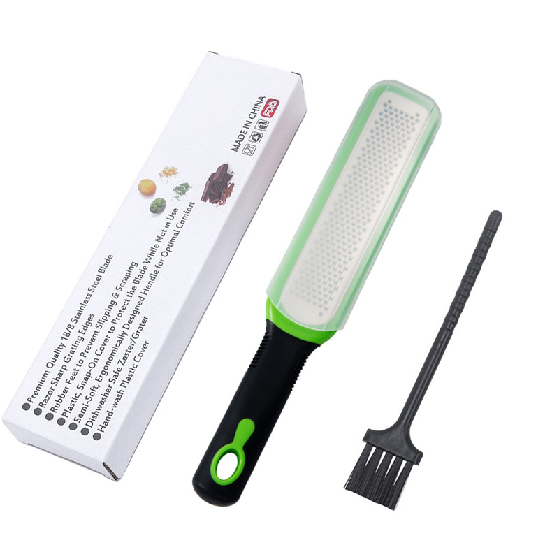 Picture of Lemon Planer Cheese Planer Fruit and Vegetable Planer With Protective Cover 304 Stainless Steel Cheese Planer Fruit Grater Scraper