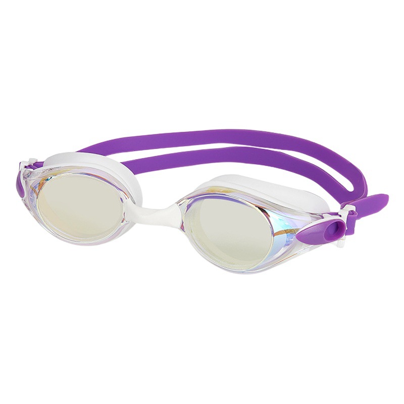 Cross-Border Swimming Goggles for Adults, Anti-Fog Professional Training Swimming Goggles, Electroplated Waterproof High-Definition Silicone Glasses, Anti-Fog Upgrade