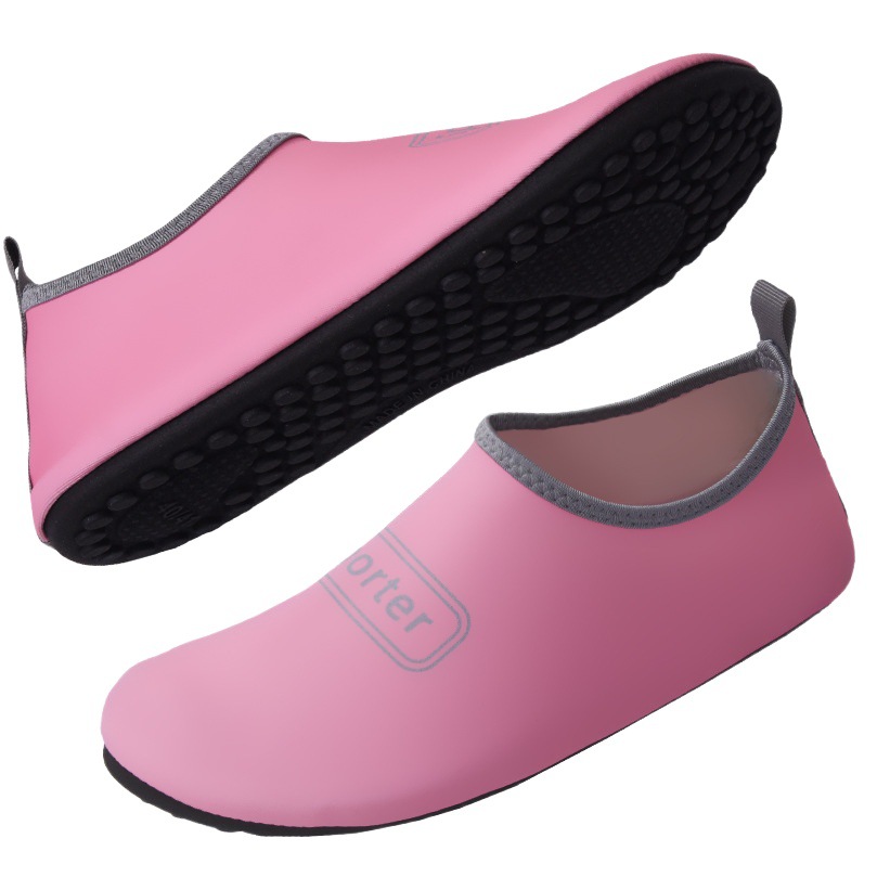 Cross-border swimming shoes waterlogging snorkeling shoes men and women water park thick bottom breathable skin anti-slip beach shoes