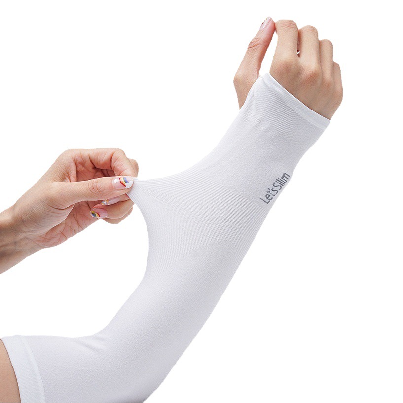 Ice Sleeves Sun Protection Sleeves Men's Ice Silk Sleeves Arm Protection Fishing Breathable Lightweight Women's Gloves All in One Factory Shipped