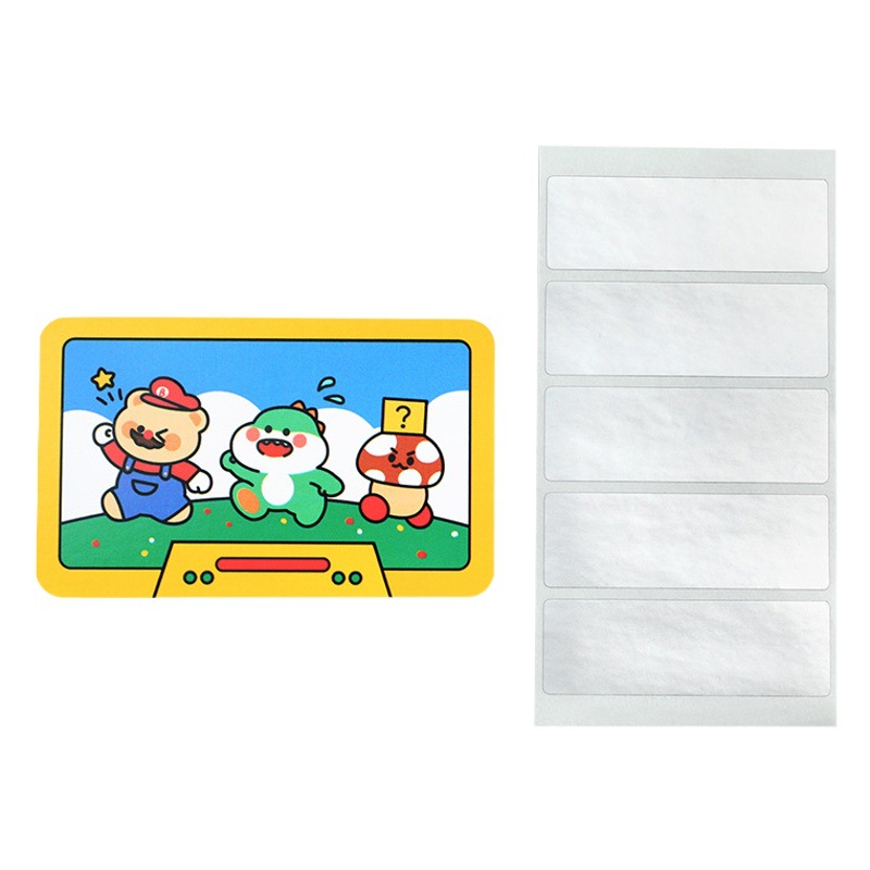Children's Cartoon Scratch Card Creative diy Lucky Scratch Music Student Award Homemade Handwritten Lottery Scratch Card