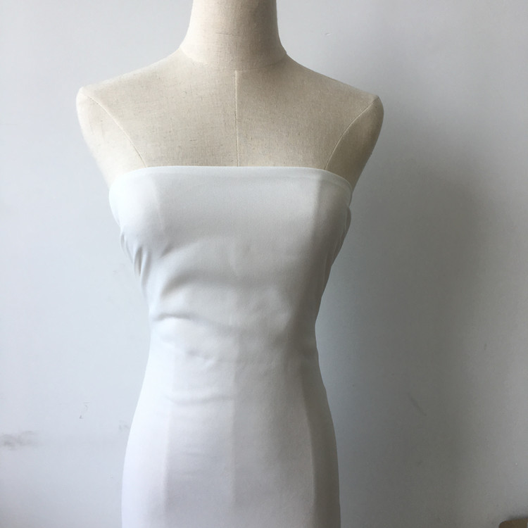 Spot 75D White messy chiffon fashion chiffon top sun protection clothing wide leg pants fabric