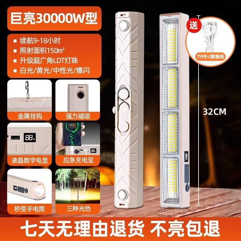 Picture of Night market stall dedicated led lights super bright outdoor lighting super long endurance camping lights emergency stall charging lights