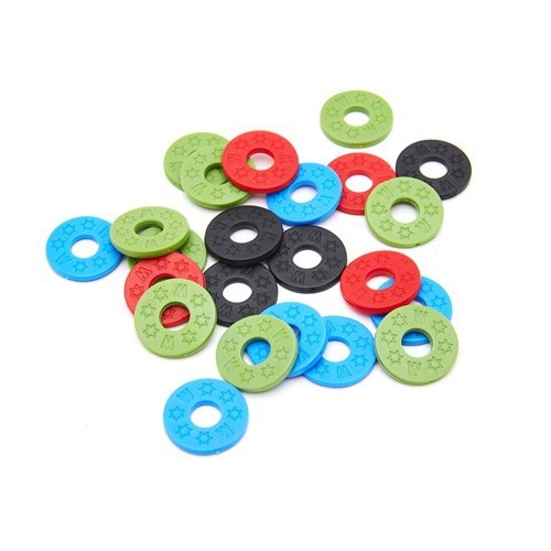 Wooden electric guitar strap buckle non-slip gasket bass guitar strap tail nail rubber large washer strap anti-off gasket