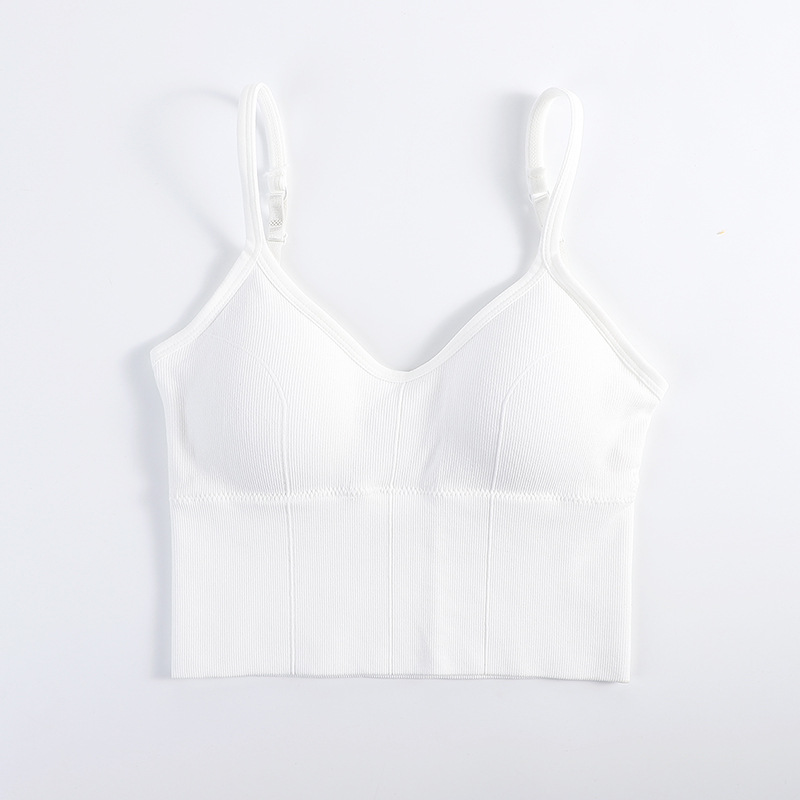 Picture of Kaka Large U-Shaped Beautiful Back Wrapped Chest Tube Top with Sling Without Steel Ring Push-Up Sports Bottoming Intimates Vest for Women