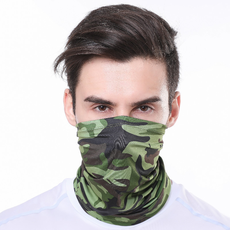 Picture of Amazon Cycling Ice Silk Mask Outdoor Sun Protection Versatile Magic Headscarf Men's and Women's Sports Multi-Functional Neck Scarf