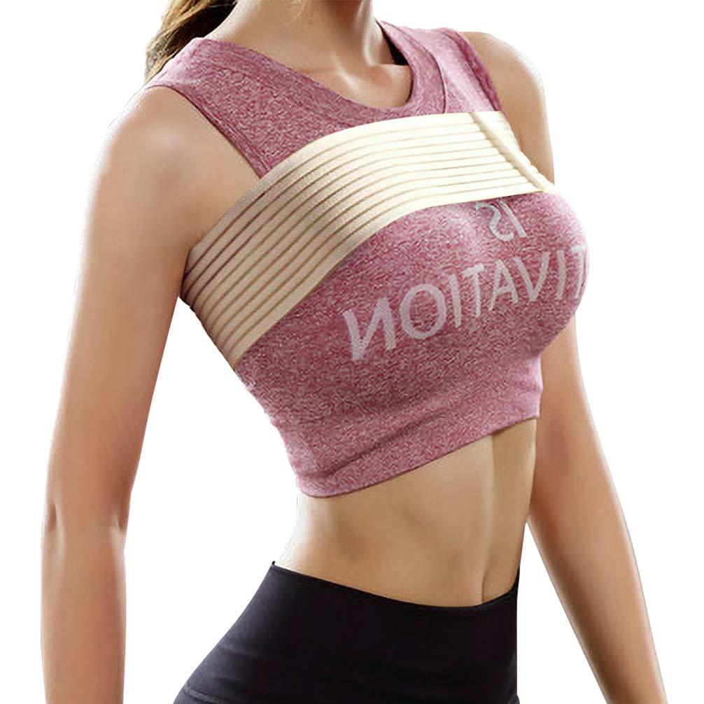 Luwint Elastic Breast Compression Belt - Postoperative Implant Stability Belt Support Support Bandage (Beige) Ready Stock