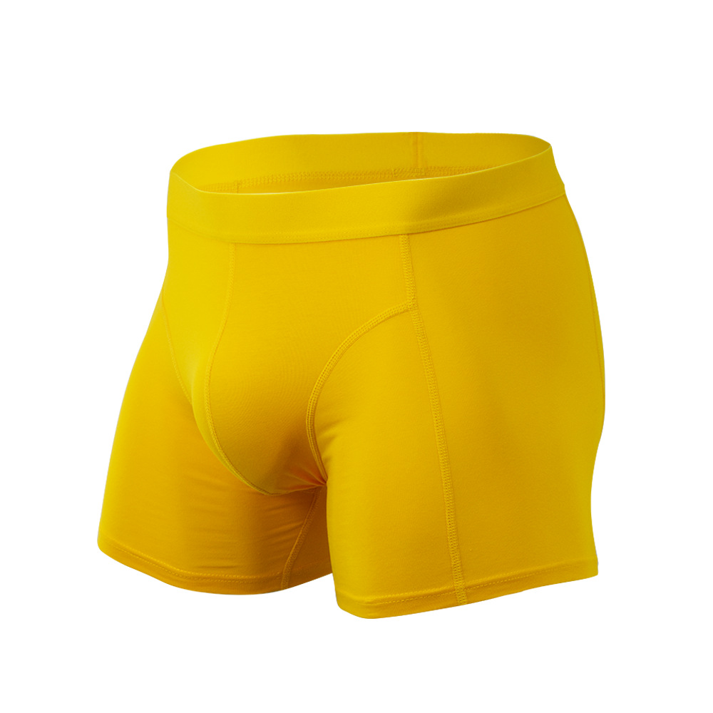 Picture of Pure Cotton Anti-Wear Leg Boxer Briefs American Trendy Underwear Amazon Cross-Border Wholesale Sports Long European and American Underwear for Men