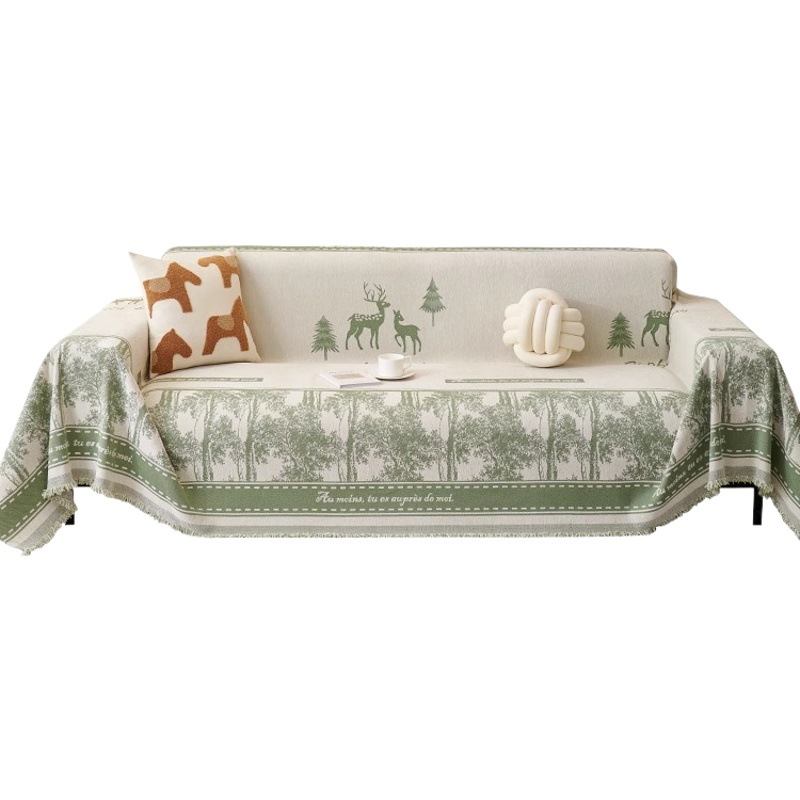 Internet Celebrity Sofa Cover Cloth Instagram Style Chenille Sofa Cover Cloth All-inclusive Four Seasons Universal Anti-cat Scratch Sofa Cover Cover Cushion