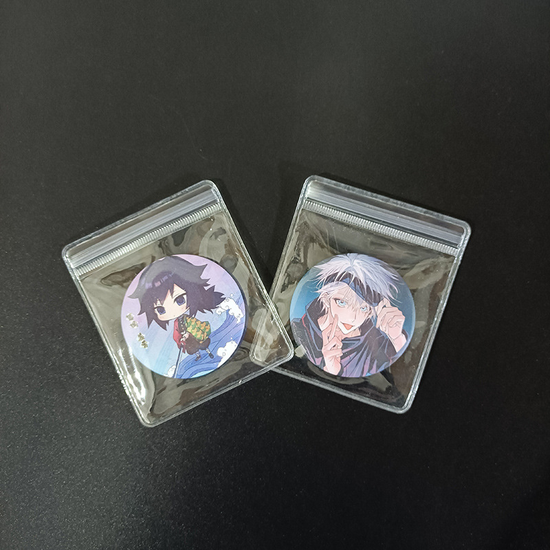 Picture of PVC transparent jewelry sealed bag earrings jewelry storage bag jewelry text play hand string self-sealing bag packaging bag manufacturers