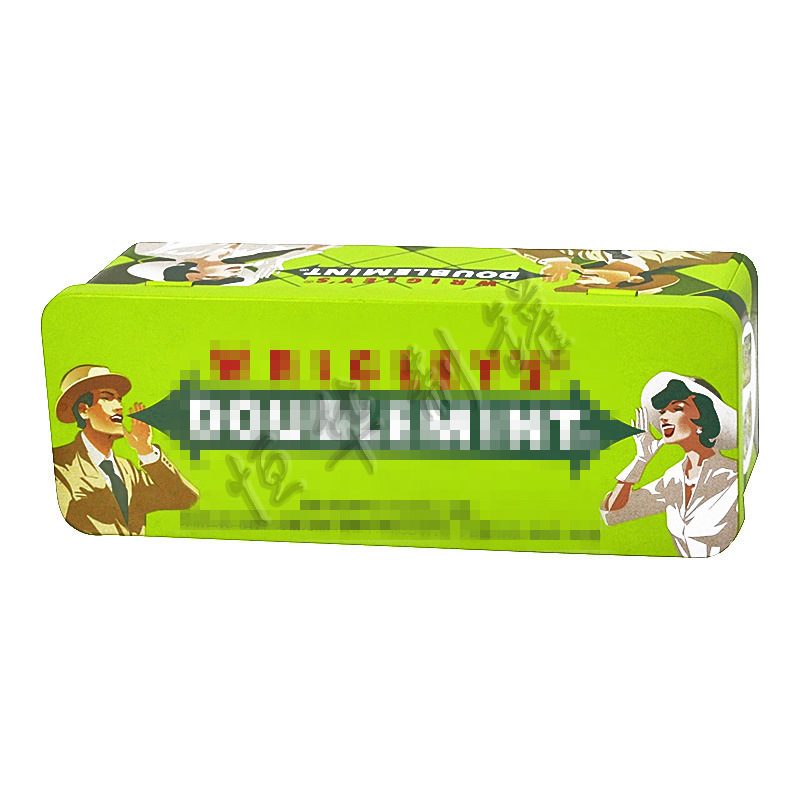 Tinplate Manufacturer Customized Health Care Product Tin Box Packaging Manufacturer Direct Sales Chewing Candy Box Packaging Batch