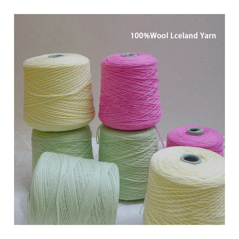 Factory wholesale 4.5 pure wool Iceland wool knitting yarn autumn and winter wool woolen 100 wool in stock yarn