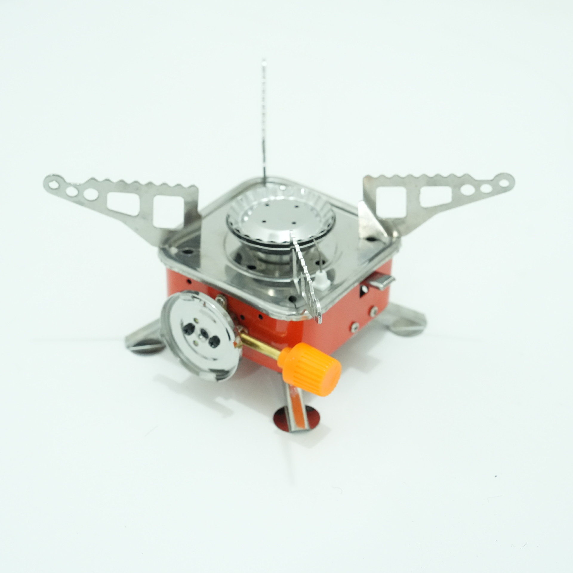 Outdoor Mini Cassette Folding Windproof Lotus Stove Camping Stove Portable Mini Stove Tea Cooking Small Square Stove