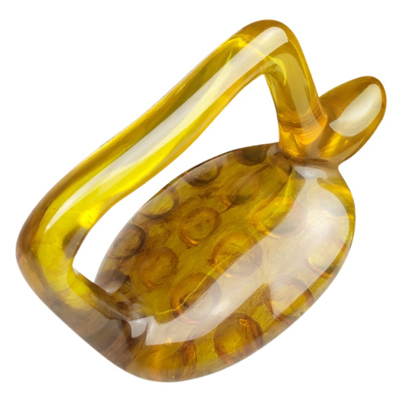 Hand-held Meridian dredging massager handle massage turtle tool cervical spine waist back point scraping pulling Bar Board